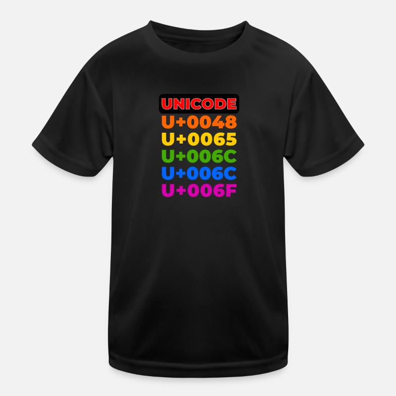 UNICODE Kids Functional T-Shirt