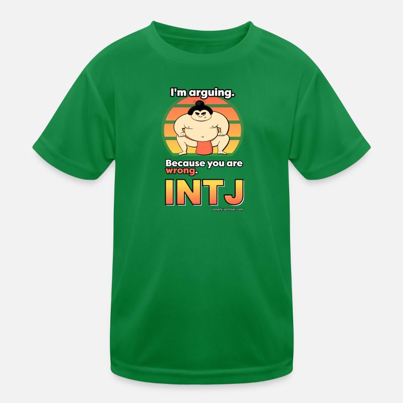 INTJ Sumo-Ringer Kinder Funktions-T-Shirt