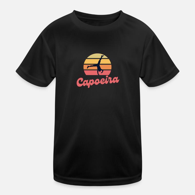 Capoeira Sunset Kinder Funktions-T-Shirt