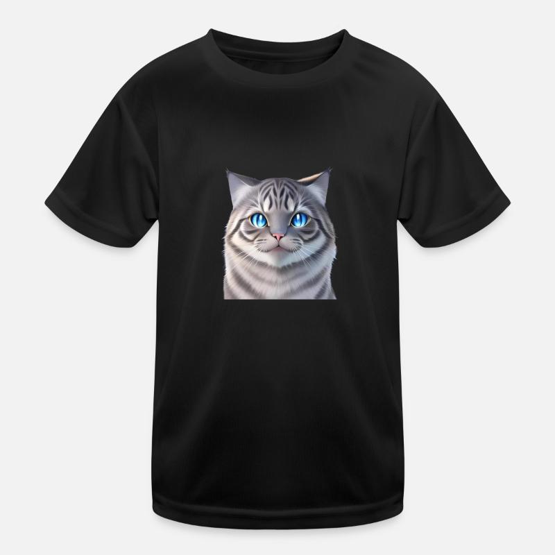 Le chat blanc T-shirt sport Enfant