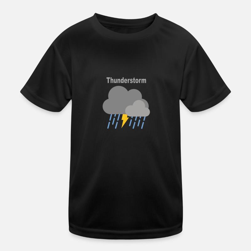 Thunderstorm Kids Functional T-Shirt