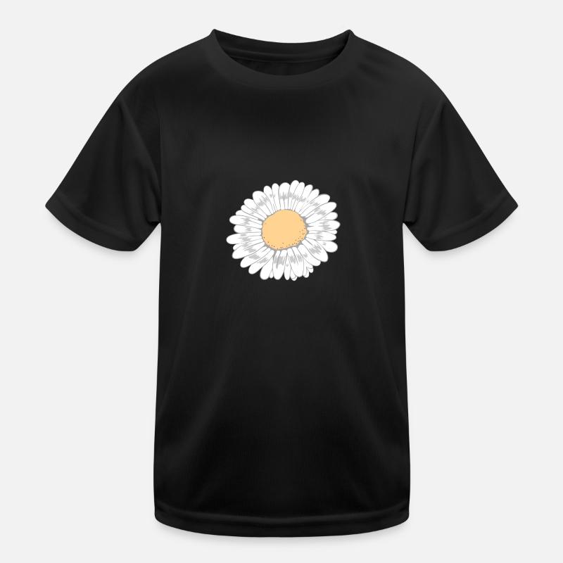 Fleur blanche T-shirt sport Enfant