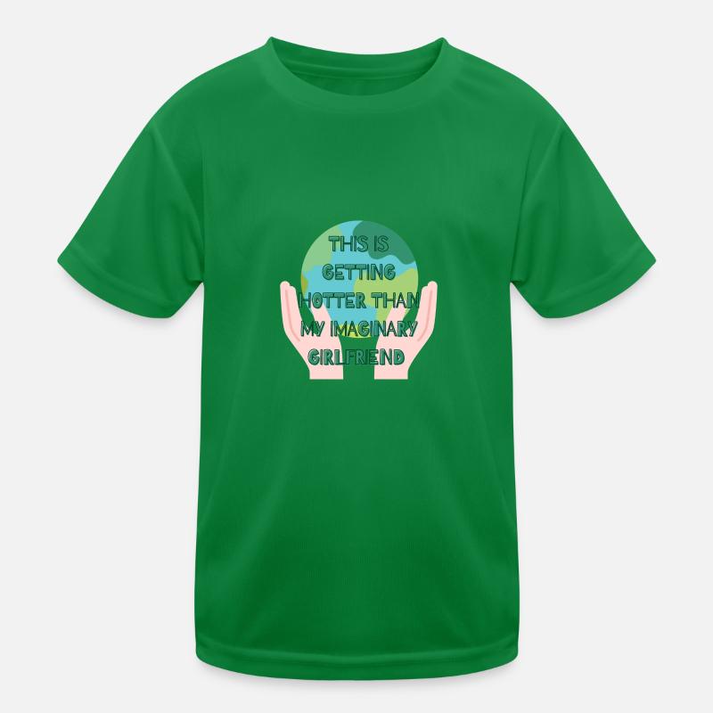 Stop global warming Kids Functional T-Shirt