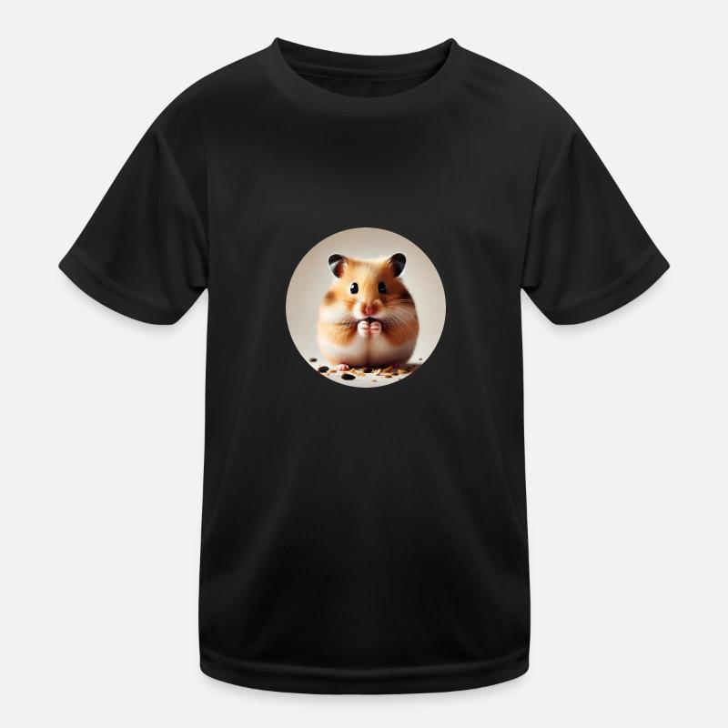 Goldhamster Kinder Funktions-T-Shirt