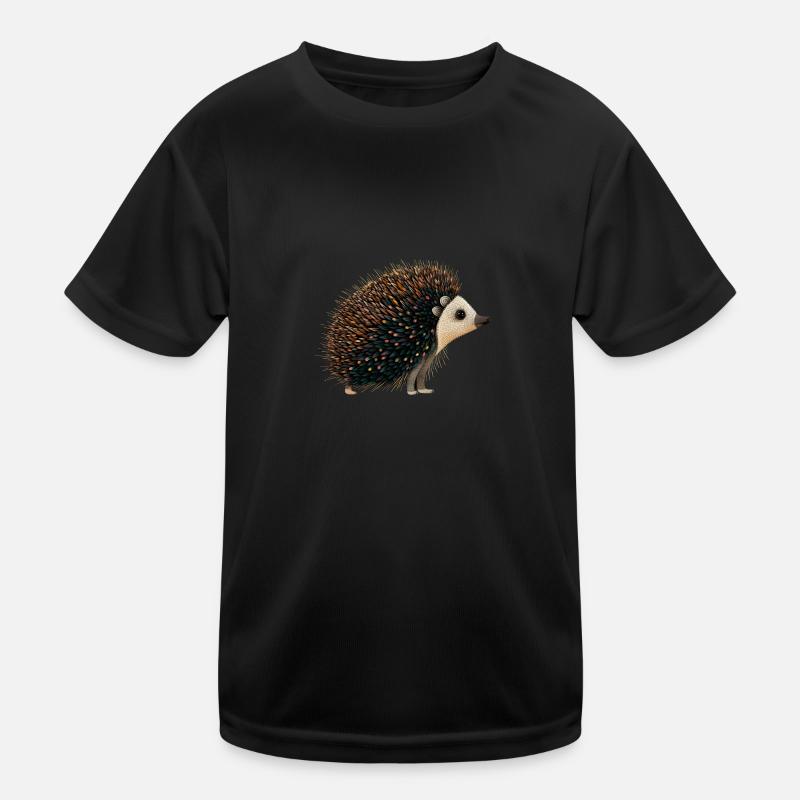 Cute hedgehog Kids Functional T-Shirt