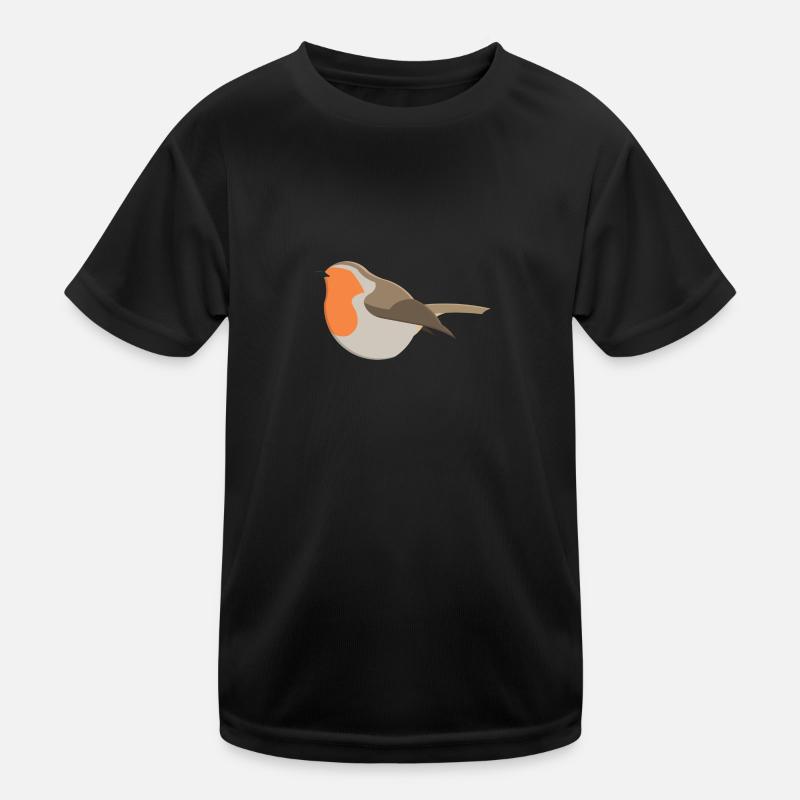 Rouge-gorge T-shirt sport Enfant