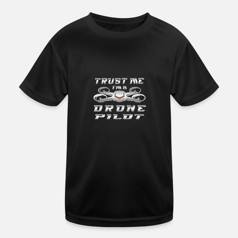 Drone Drones Drone Flight Drone Pilot T-shirt sport Enfant