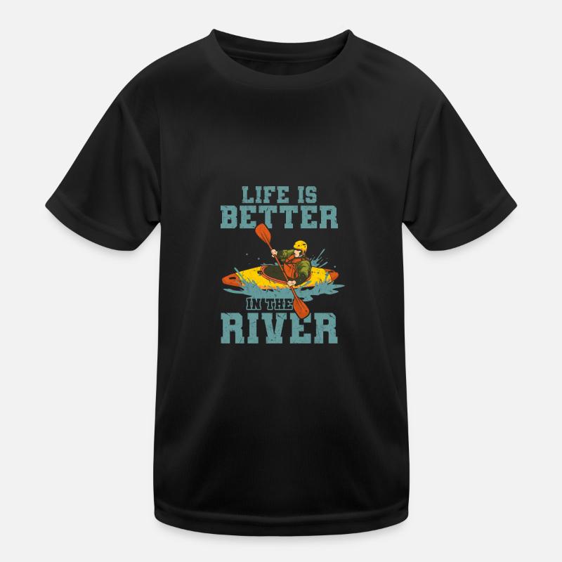 Kajak Kinder Funktions-T-Shirt