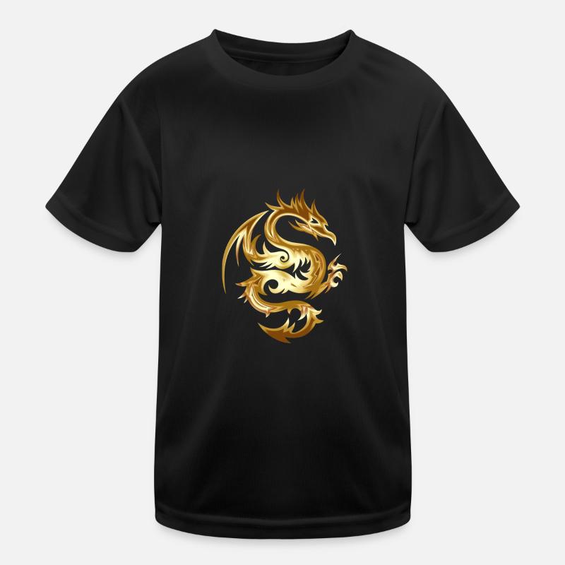 Drache Kinder Funktions-T-Shirt