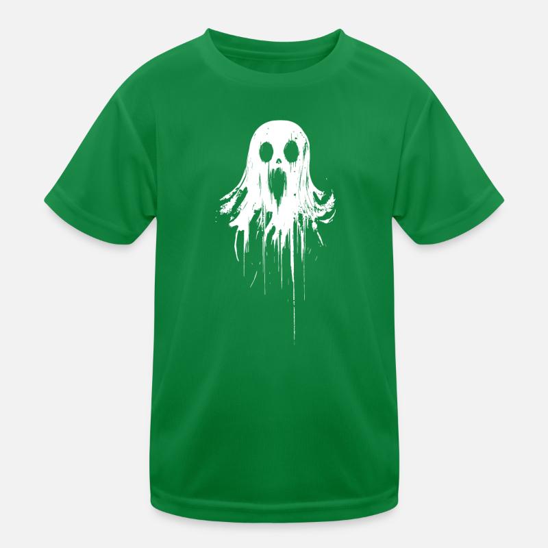 Drôle de drap de lit fantôme T-shirt sport Enfant