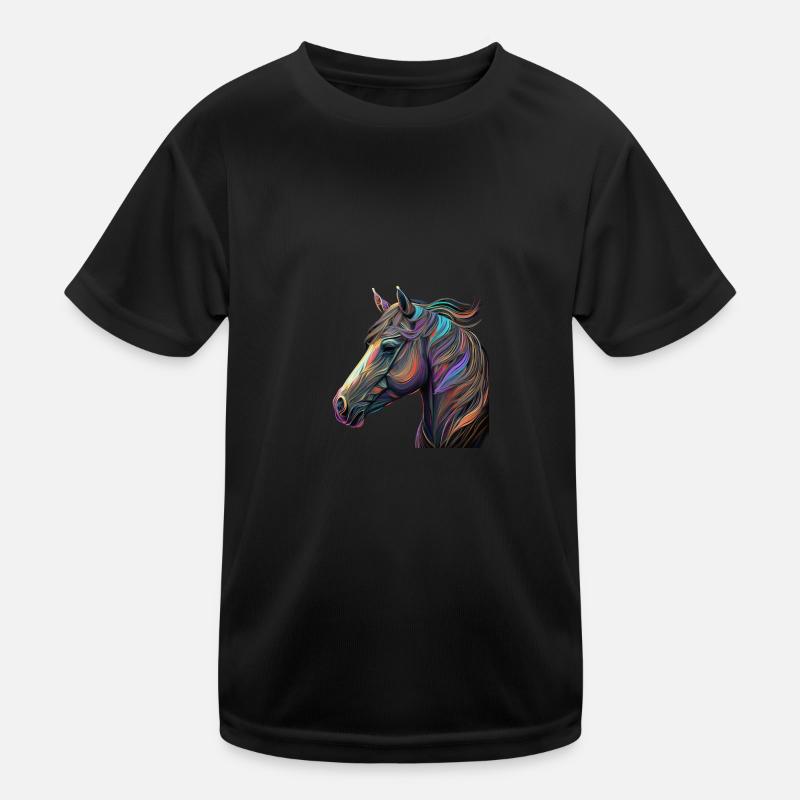 PFERD IM WIND Kinder Funktions-T-Shirt
