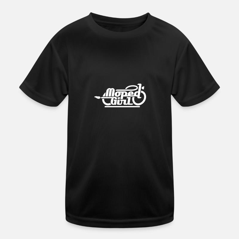 Fille cyclomoteur / cyclomoteur (V1) T-shirt sport Enfant
