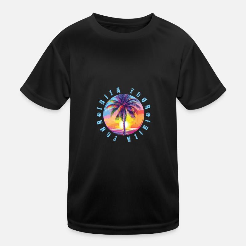 Visite d’Ibiza colorée T-shirt sport Enfant