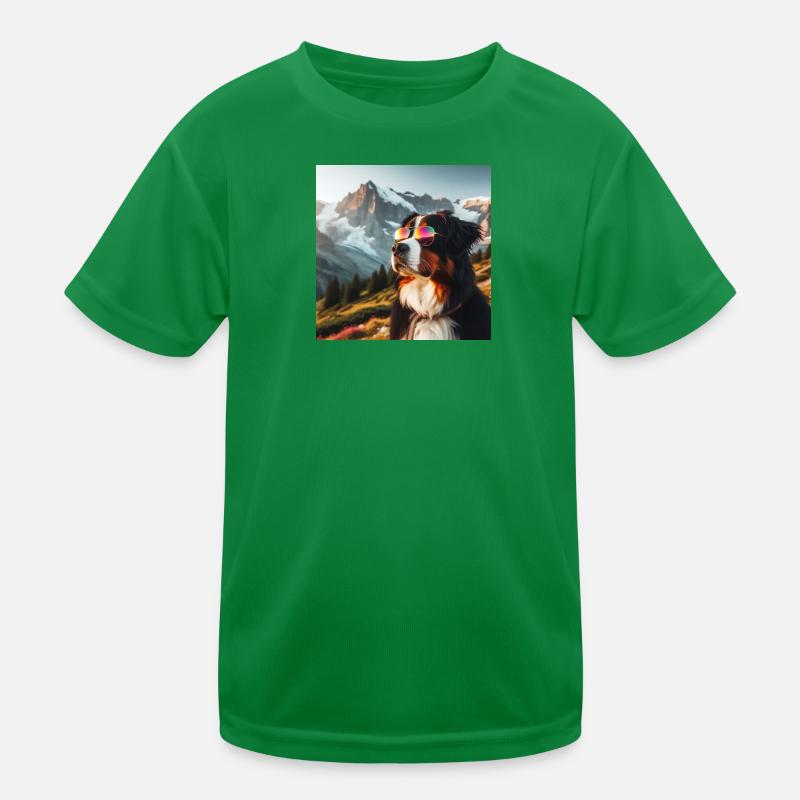 Berner Sennenhund Kinder Funktions-T-Shirt