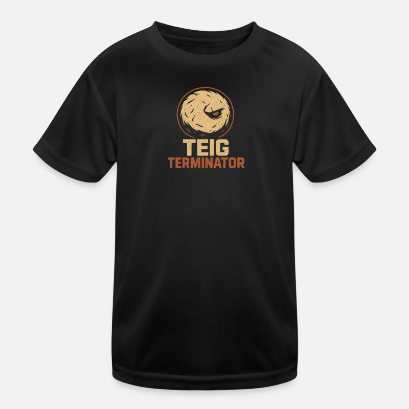 Teig Terminator Brot-Design für Knet-Held:innen Kinder Funktions-T-Shirt