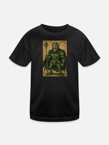 Crypto Frog - Kids Functional T-Shirt - black - Front