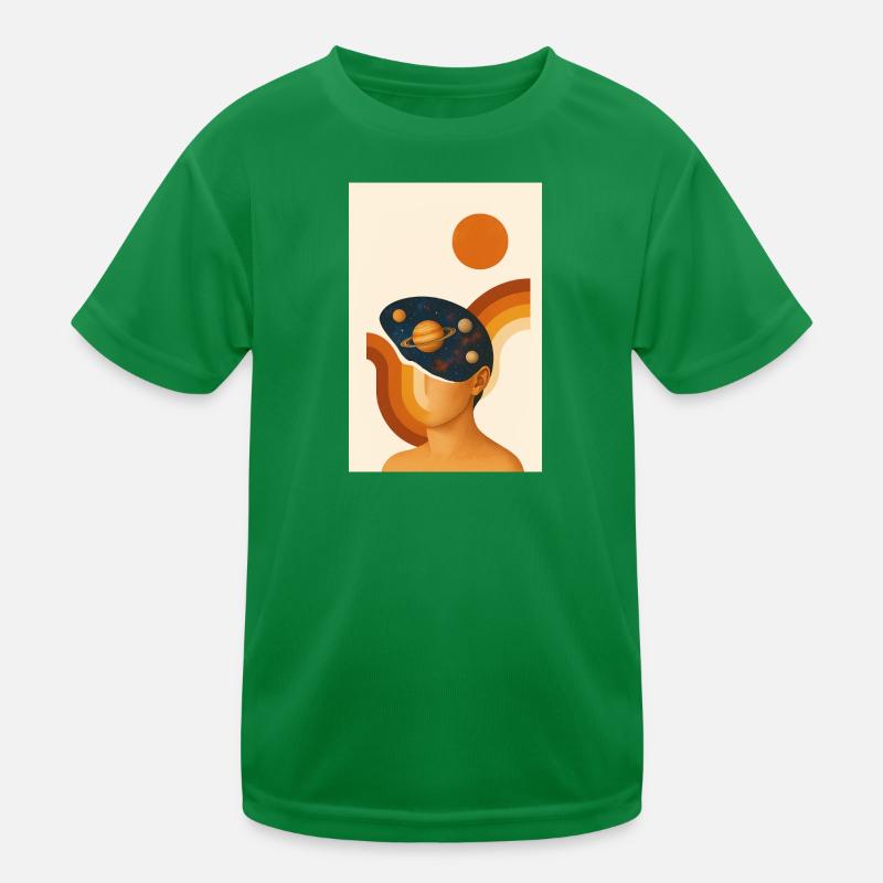 Abstract Genius Kids Functional T-Shirt