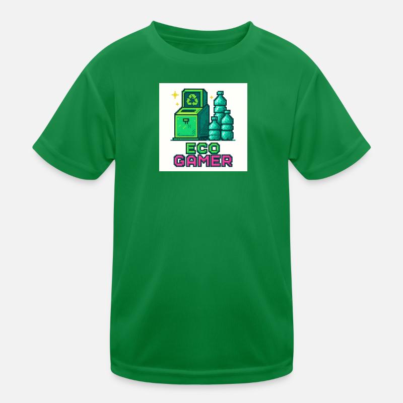 Conception Pixel Eco Gamer T-shirt sport Enfant