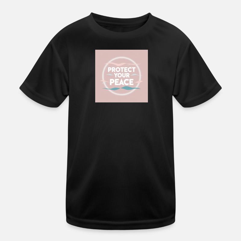 Peace protection Kids Functional T-Shirt