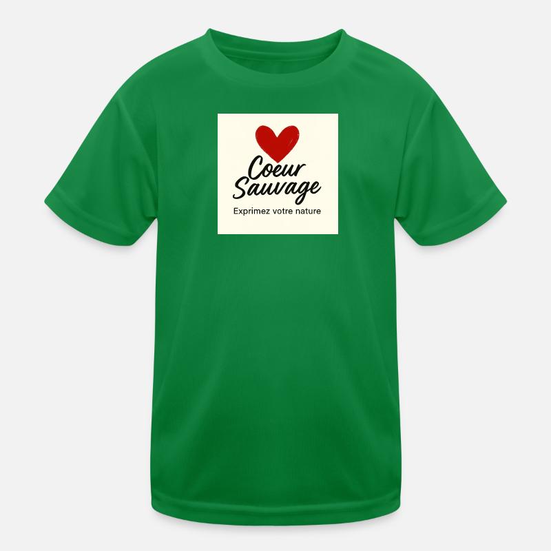 Cœur Sauvage: Expression Libre T-shirt sport Enfant