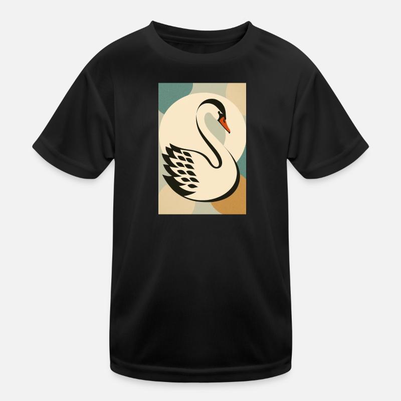 Schwan Kinder Funktions-T-Shirt