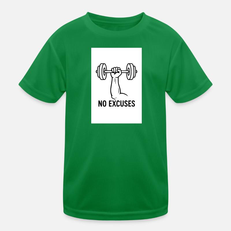 No excuse GYM Kids Functional T-Shirt