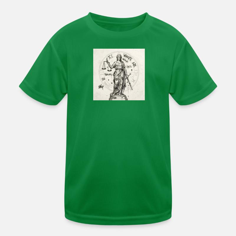 Sternzeichen Waage Kinder Funktions-T-Shirt