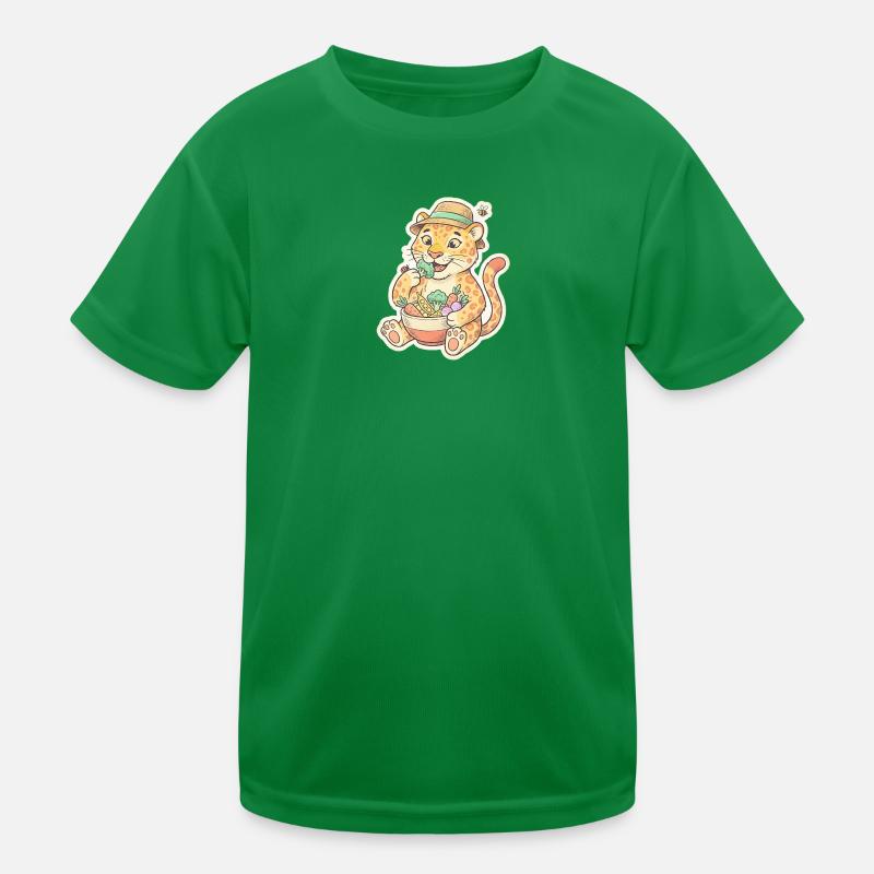 Kit léopard avec panier de légumes T-shirt sport Enfant