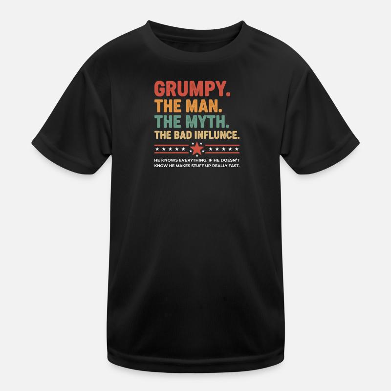 Grumpy – Die Legende & der schlechte Einfluss Kinder Funktions-T-Shirt