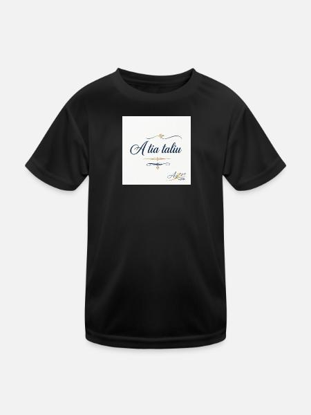 Dialetto siciliano - T-shirt sport Enfant - noir - Devant