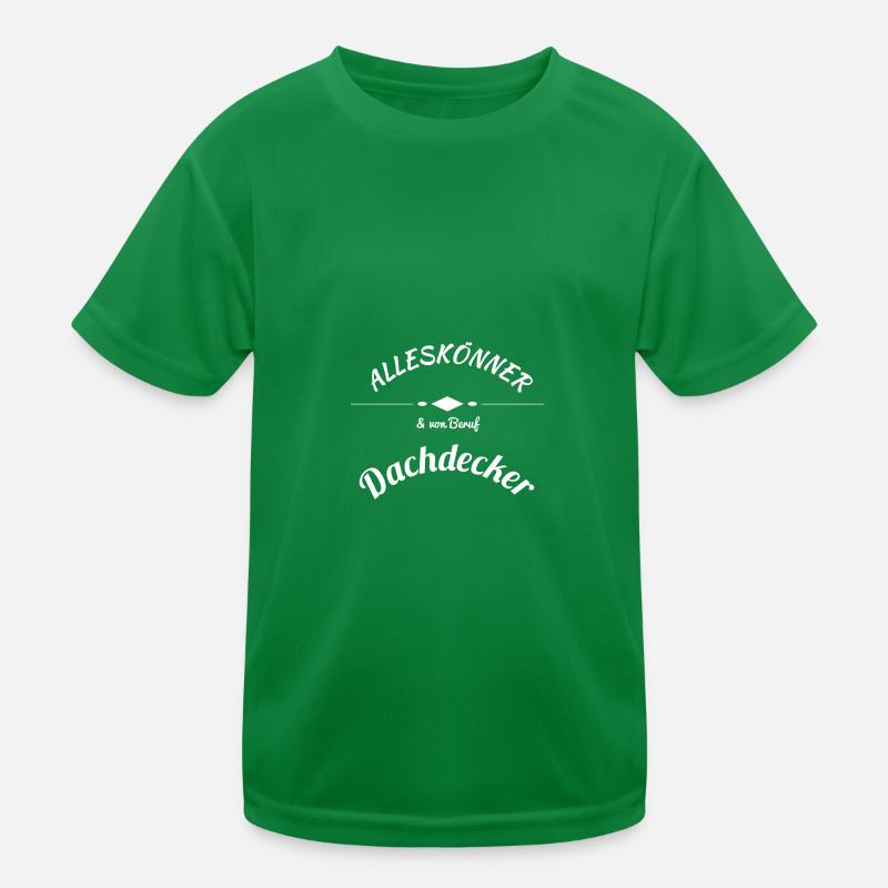 Dachdecker Kinder Funktions-T-Shirt