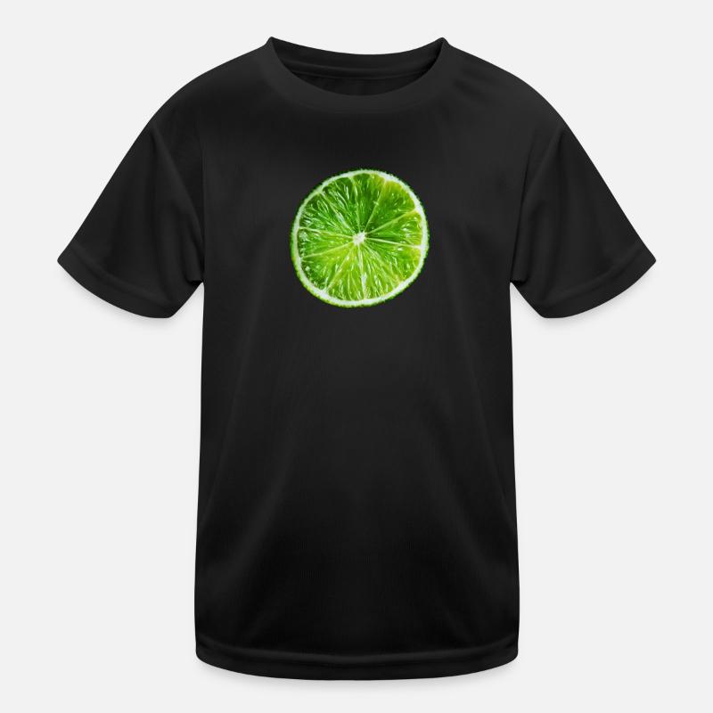 Limette Kinder Funktions-T-Shirt