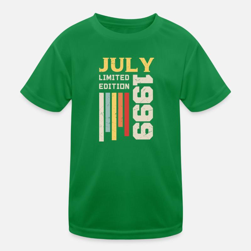 Juli 1999 - Geburtstagsgeschenk Juli 1999 Kinder Funktions-T-Shirt