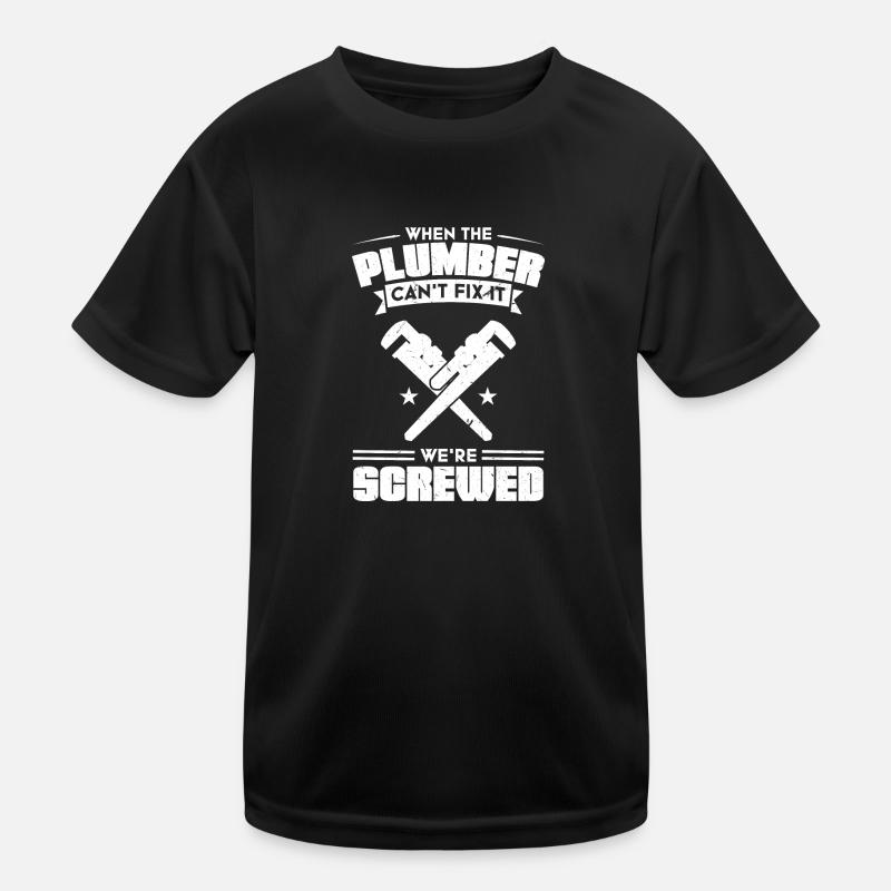 Plumber plumber gift Kids Functional T-Shirt