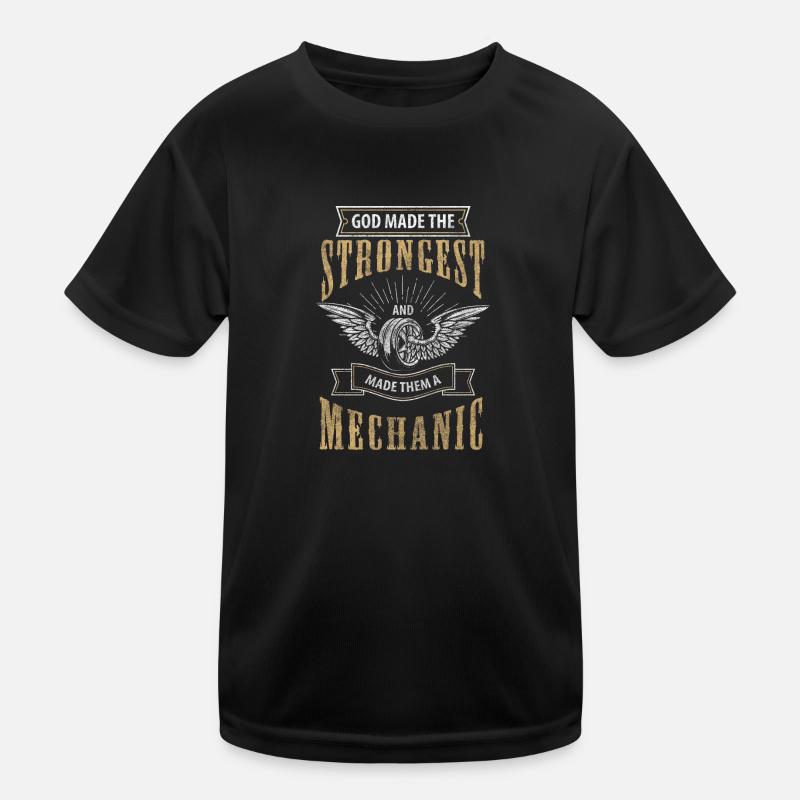 Auto Autowerkstatt Garage Autoschrauber Kinder Funktions-T-Shirt