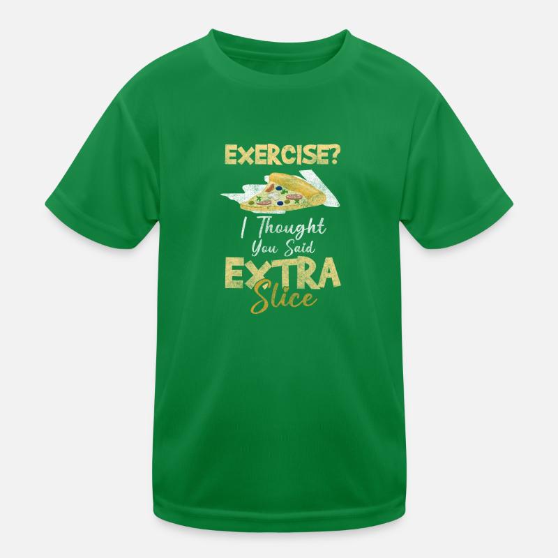 Pizzeria Pizza Slice Love Kids Functional T-Shirt