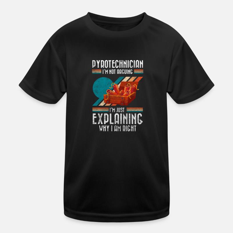 Technique Rocket Fireworks Ultras Kids Functional T-Shirt