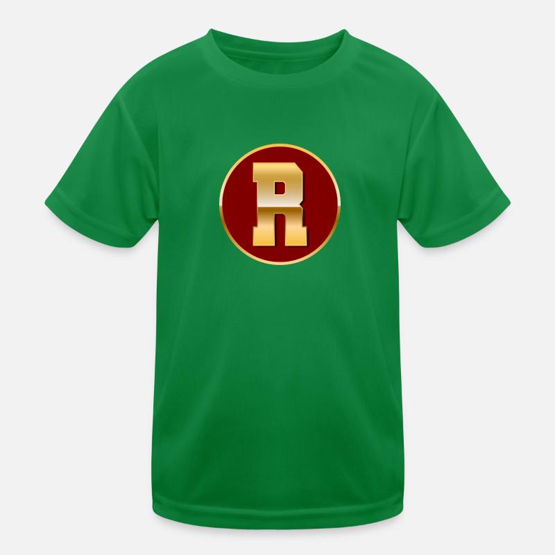 Buchstabe R Kinder Funktions-T-Shirt