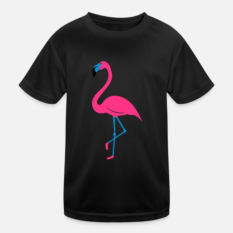 Flamingo Single Deluxe Balance Kinder Funktions-T-Shirt