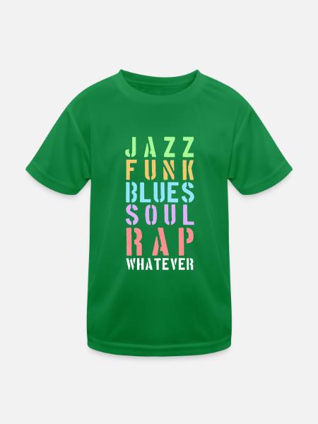 Whatever the music... - T-shirt sport Enfant - vert - Devant