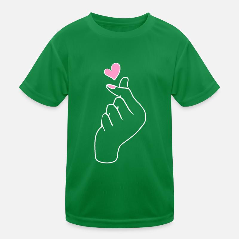 Kpop Korea K-Pop coeur T-shirt sport Enfant