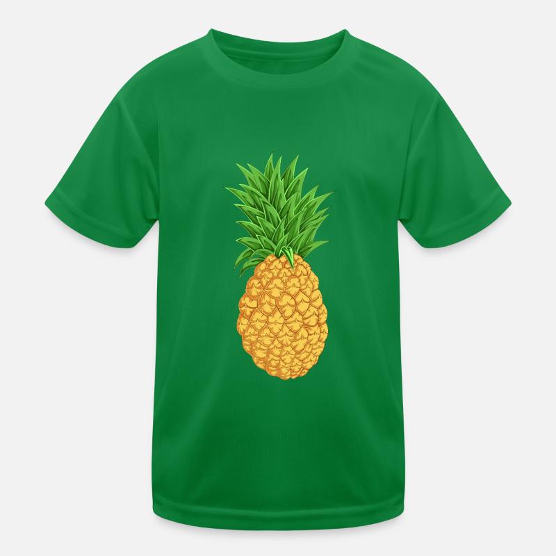 Ananas Kinder Funktions-T-Shirt
