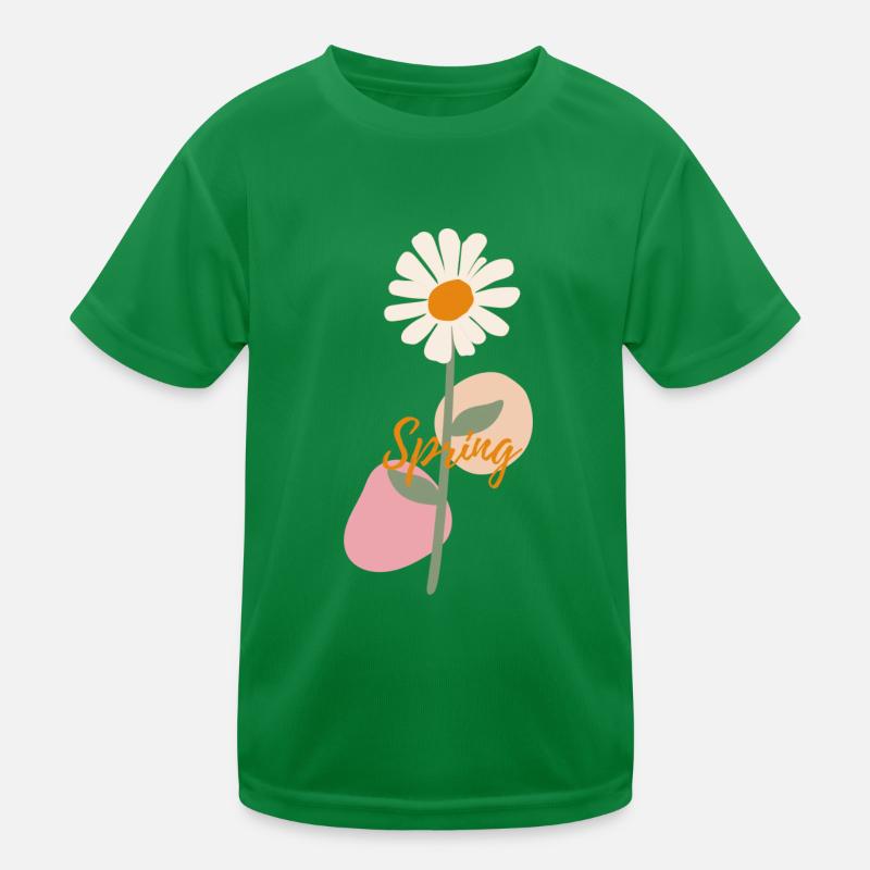 Belle conception de printemps de fleurs T-shirt sport Enfant