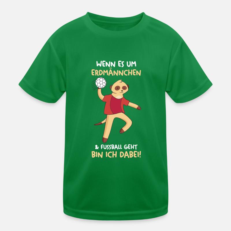 Erdmännchen Mama Kinder Funktions-T-Shirt