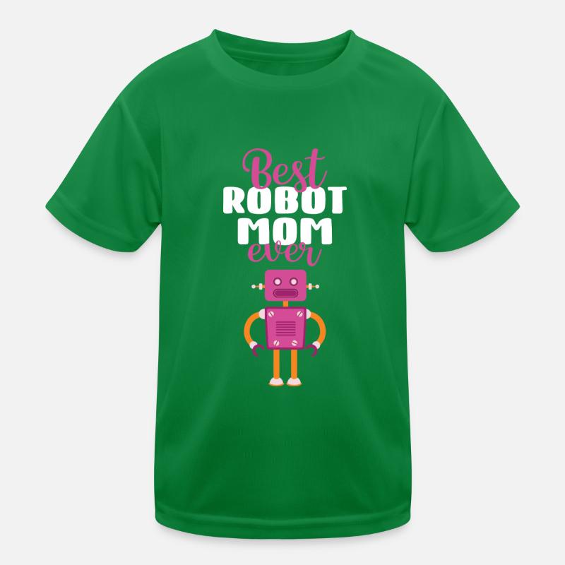 Femmes Mère Droïde Constructeur Robotique Meilleur Robot Maman T-shirt sport Enfant
