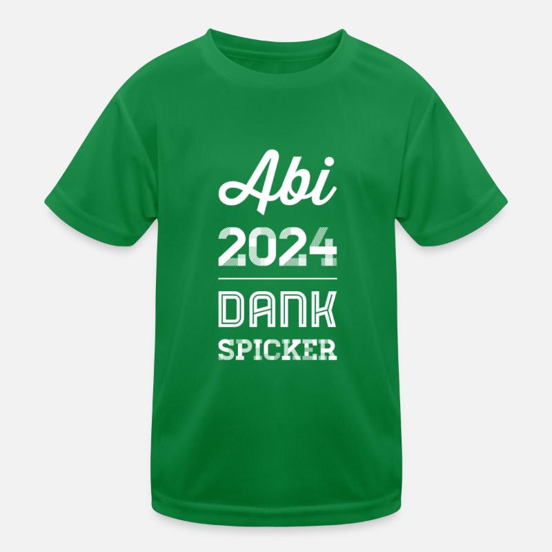 Abi 2024 dank Spicker Kinder Funktions-T-Shirt