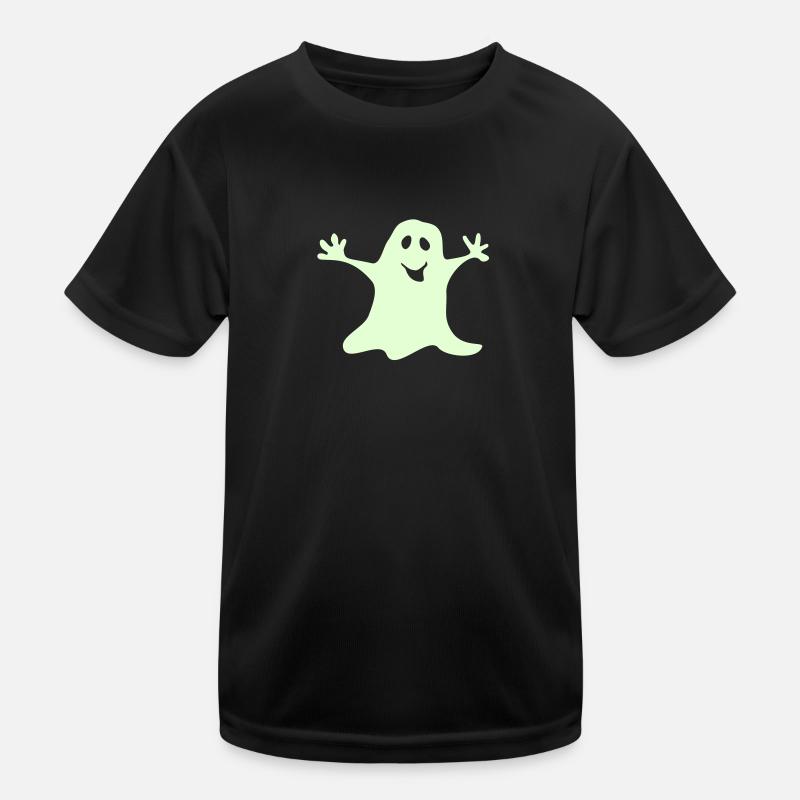 fantôme Halloween une couleur T-shirt sport Enfant