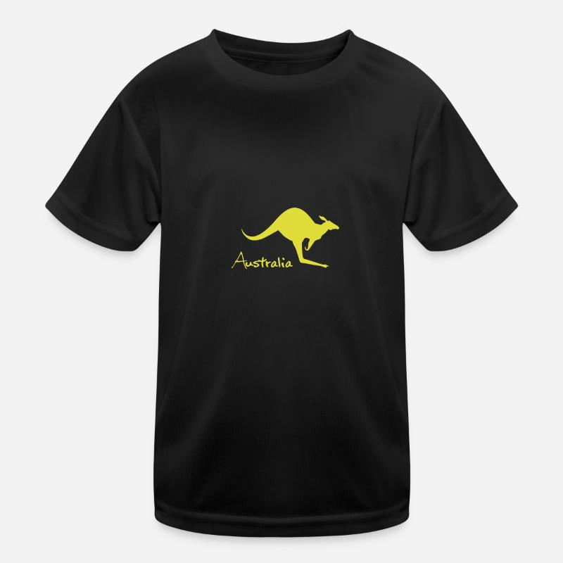 australia kangaroo - Australia kangaroo Kids Functional T-Shirt
