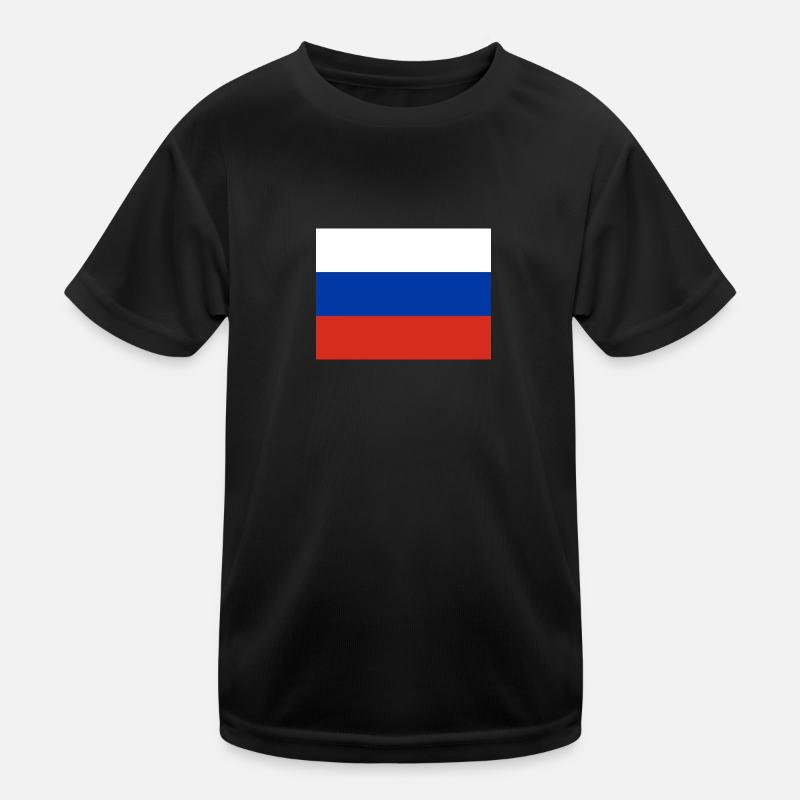 Russian flag Kids Functional T-Shirt