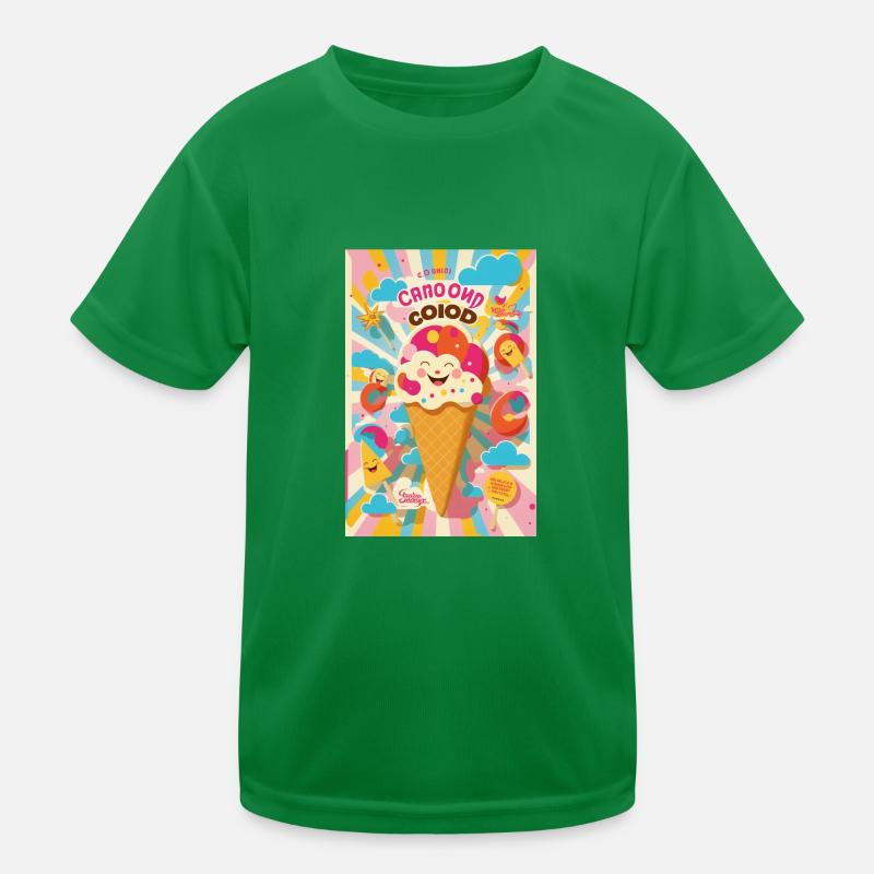 Eiscreme-Stil Kinder Funktions-T-Shirt